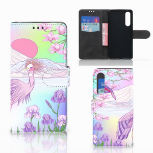 Huawei P30 Telefoonhoesje met Pasjes Bird