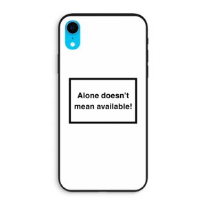 Alone: iPhone XR Biologisch afbreekbaar hoesje