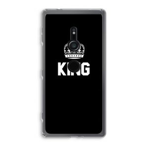 King zwart: Sony Xperia XZ2 Transparant Hoesje