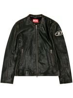 Diesel veste L-Cobbe en cuir - Marron