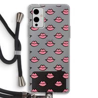 Lipjes: OnePlus 9 Transparant Hoesje met koord