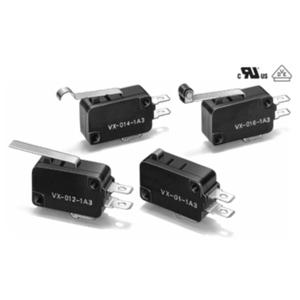 Omron VX-01-1C22 Microschakelaar 30 V/DC 0.1 A 1x aan/(aan) 1 stuk(s) Bag