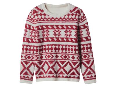 lupilu Gebreide kinder kersttrui (Wit, 98/104)