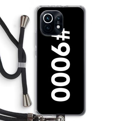 #9000: Xiaomi Mi 11 Transparant Hoesje met koord