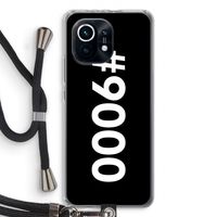 #9000: Xiaomi Mi 11 Transparant Hoesje met koord