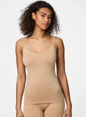 Dames hemd - spaghetti bandjes - Plain Top - Basic vrouwen onderhemd microfiber