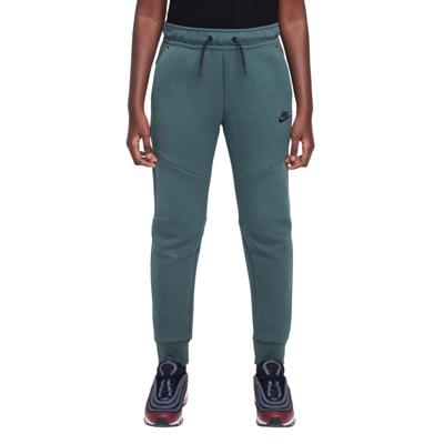 Nike Tech Fleece Sportswear Joggingbroek Kids Donkergroen Zwart