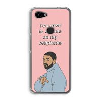 Hotline bling: Google Pixel 3a Transparant Hoesje