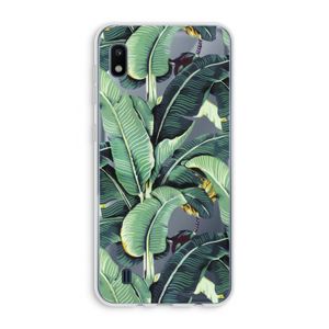 Bananenbladeren: Samsung Galaxy A10 Transparant Hoesje