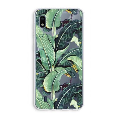 Bananenbladeren: Samsung Galaxy A10 Transparant Hoesje