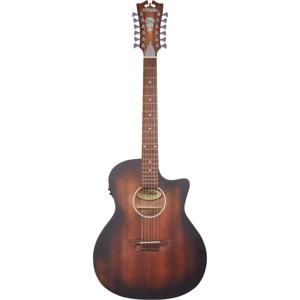 D'Angelico Premier Fulton LS Aged Mahogany 12-snarige elektrisch-akoestische westerngitaar