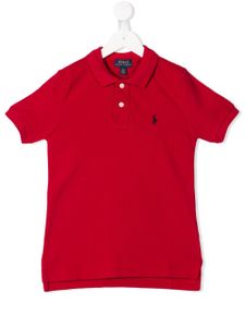 POLO RALPH LAUREN KIDS polo à patch logo poitrine - Rouge