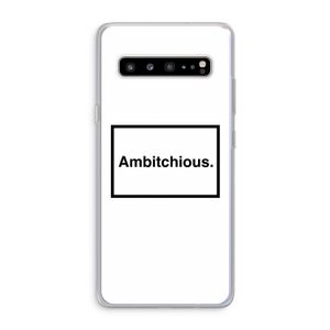 Ambitchious: Samsung Galaxy S10 5G Transparant Hoesje