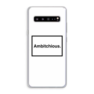 Ambitchious: Samsung Galaxy S10 5G Transparant Hoesje