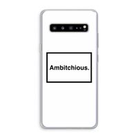 Ambitchious: Samsung Galaxy S10 5G Transparant Hoesje