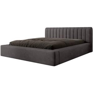 Trae Mobler Amira 140 x 200 cm Gestoffeerd Bed Antraciet