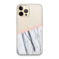 A touch of peach: iPhone 13 Pro Max Transparant Hoesje