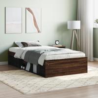 Bedframe bruin eikenkleur 90x200 cm
