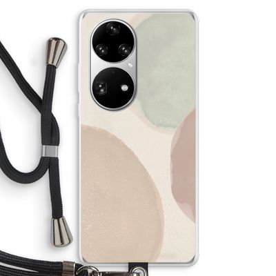 Geo #8: Huawei P50 Pro Transparant Hoesje met koord