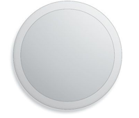 Plieger spiegel rond met bevestiging en facetrand 60 cm - thumbnail