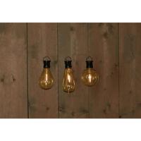 Anna's Collection Solar retro filament lamp zwart