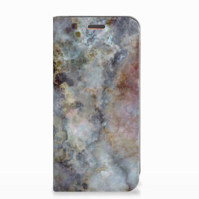 Motorola Moto E5 Play | Standcase | Marmer Grijs