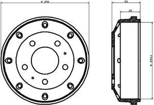 Textar Remtrommel 94011600