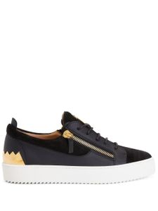 Giuseppe Zanotti baskets Frankie en cuirs - Noir