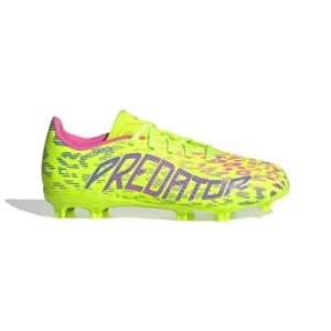 adidas Predator League Gras / Kunstgras Voetbalschoenen (MG) Kids Neongeel Blauw Roze