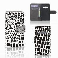 Samsung Galaxy Xcover 3 | Xcover 3 VE | Telefoonhoesje | Met pasjeshouder | Slangenprint