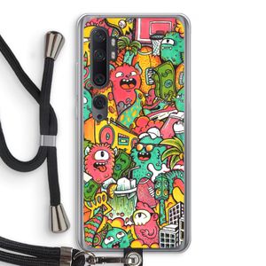 Vexx City: Xiaomi Mi Note 10 Transparant Hoesje met koord