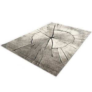 Boomstam Design Vloerkleed - Ibiza 605-95 Earth - Beige-Grijs-160 x 230 cm