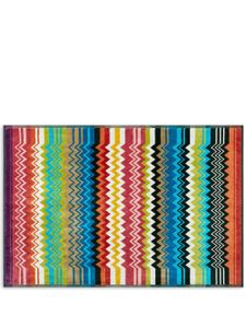 Missoni Home tapis de bain Giacomo à motif zigzag - Bleu