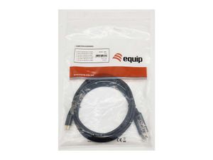 Equip 133416 video kabel adapter 2 m USB Type-C HDMI Type A (Standaard) Grijs, Zwart