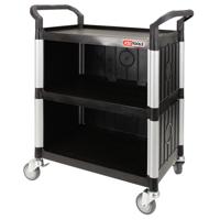 KS Tools 800.0021 Servicewagen Kunststof Kleur (specifiek): Zwart-zilver
