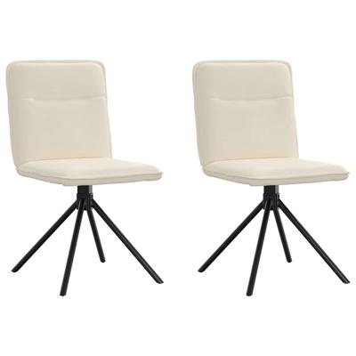 Eetkamerstoelen 2 st linnen