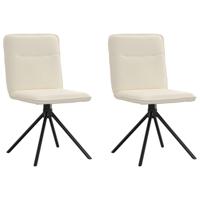 Eetkamerstoelen 2 st linnen