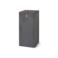 Capi Urban Smooth Pilaar NL zwart 36 x 36 x 79 cm