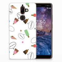 Nokia 7 Plus | Siliconen Case | IJsjes