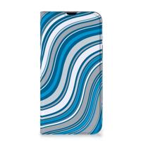 iPhone 13 Pro Max | Hoesje met Magneet | Waves Blue