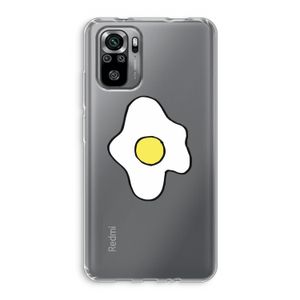 Spiegelei: Xiaomi Redmi Note 10S Transparant Hoesje
