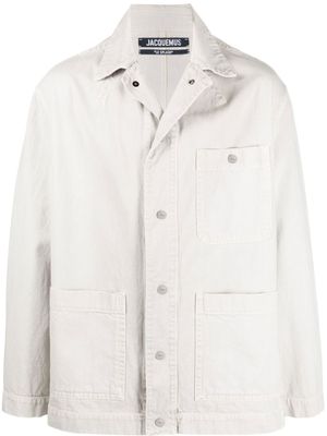 Jacquemus veste à design multi-poches - Tons neutres