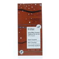 Pure chocolade caramel fleur de sel 62% cacao - 80 gram Pure chocolade caramel fleur de sel 62% cacao - 80 gram