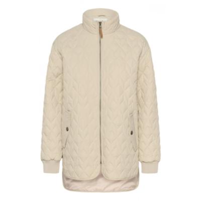 Kaffe - Grijs | unisex | Jas | Grijs | 36 | regular | Kamst mode