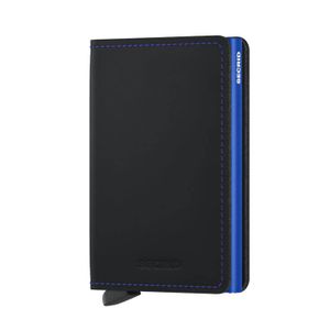 Secrid Slim Wallet Portemonnee Matte Black en Blue