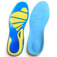Verdikking schokdemping sport zolen loop slip anti-pijn zweet-absorberend ademend basketbal voor militaire training inlegzolen (S: 23.5 cm)