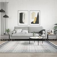 Salontafels 2 st 50x46x35 cm bewerkt hout grijs sonoma eiken - thumbnail