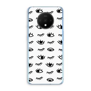 Eye pattern #2: OnePlus 7T Transparant Hoesje