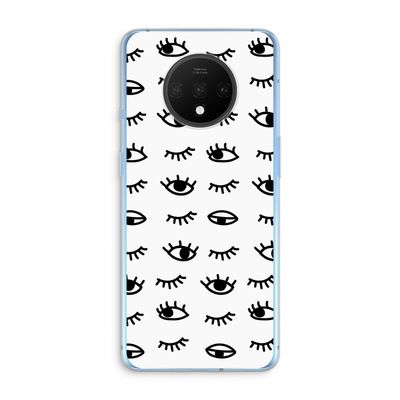 Eye pattern #2: OnePlus 7T Transparant Hoesje