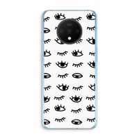 Eye pattern #2: OnePlus 7T Transparant Hoesje Eye pattern #2: OnePlus 7T Transparant Hoesje